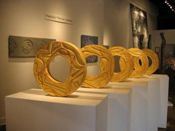 Cinco Soles, 2009 (Exhibit Image) Francisco Pancho Jiménez Slab-built stoneware with glaze Courtesy of the artist