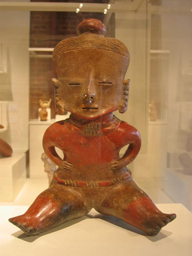 Solid Female Figure, 300 BC-300 AD (Exhibit Image) Shaft Tomb Culture West Mexico, Nayarit Private Collection